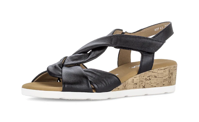 Gabor Keilsandalette »Malta« Sommerschuh, Riemchensandale mit weichen Bandagen, G-Weite