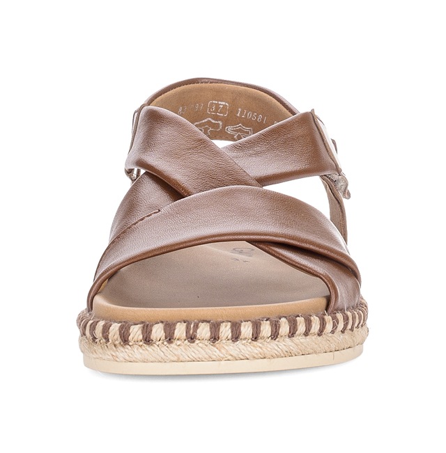 Gabor Riemchensandale Plateau, Sandalette mit weichen Riemchen