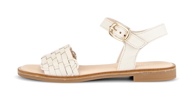 Gabor Riemchensandale , Blockabsatz, Sommerschuh, Sandalette mit Bandage in Flechtoptik