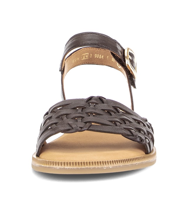 Gabor Riemchensandale , Blockabsatz, Sommerschuh, Sandalette mit Bandage in Flechtoptik