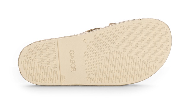 Gabor Pantolette Plateau, Sommerschuh, Schlupfschuh in modischer Optik