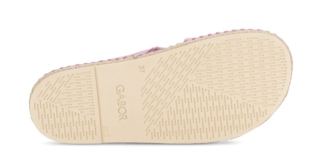 Gabor Pantolette Plateau, Sommerschuh, Schlupfschuh in modischer Optik