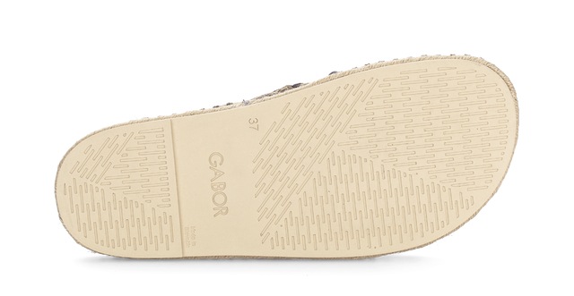 Gabor Pantolette Plateau, Sommerschuh, Schlupfschuh in modischer Optik