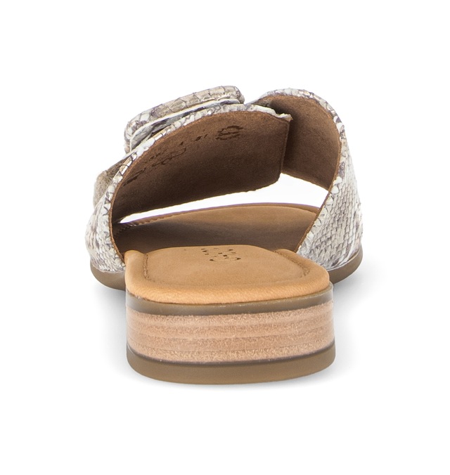 Gabor Pantolette »Rhodos« Blockabsatz, Sommerschuh, Schupfschuh in Weite G (= weit)