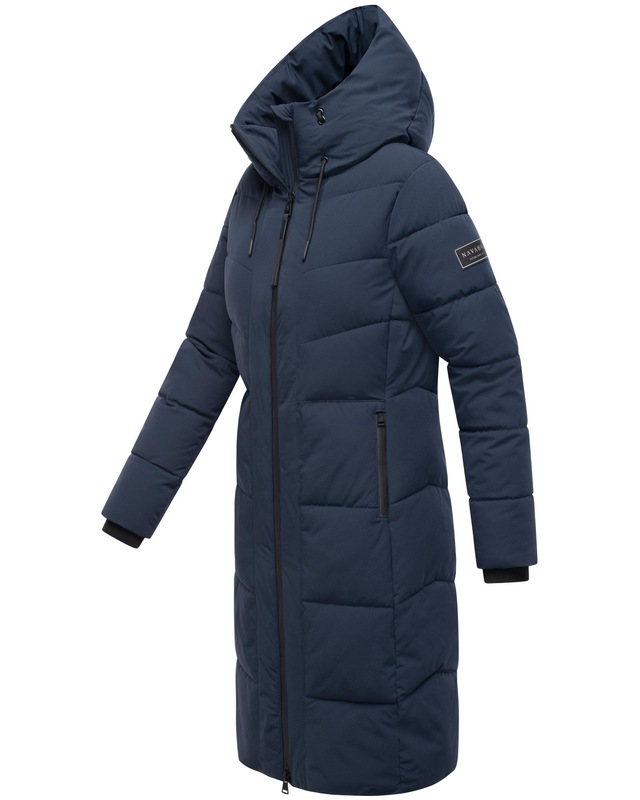Navahoo Steppmantel »Schokokuss XIV« Warmer Damen gesteppter Wintermantel mit Kapuze