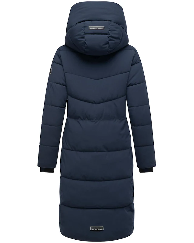 Navahoo Steppmantel »Schokokuss XIV« Warmer Damen gesteppter Wintermantel mit Kapuze