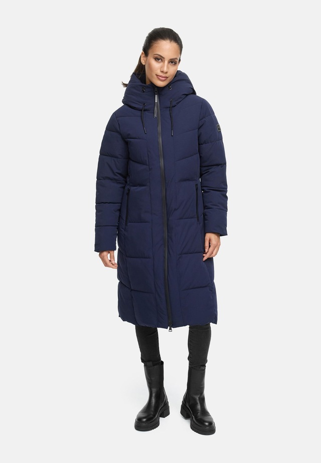 Navahoo Steppmantel »Schokokuss XIV« Warmer Damen gesteppter Wintermantel mit Kapuze