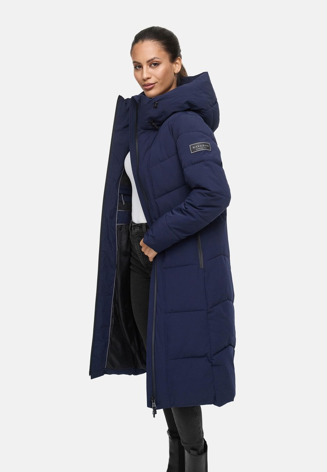 Navahoo Steppmantel »Schokokuss XIV« Warmer Damen gesteppter Wintermantel mit Kapuze