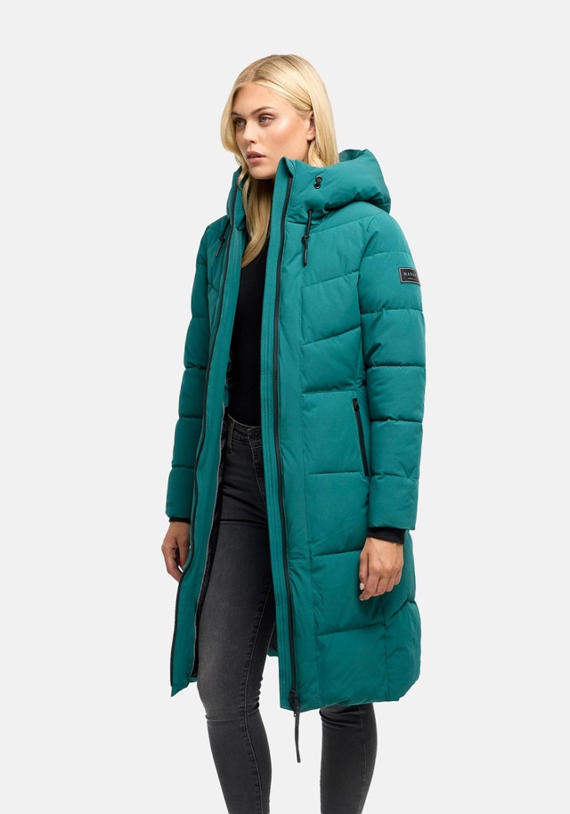 Navahoo Steppmantel »Schokokuss XIV« Warmer Damen gesteppter Wintermantel mit Kapuze