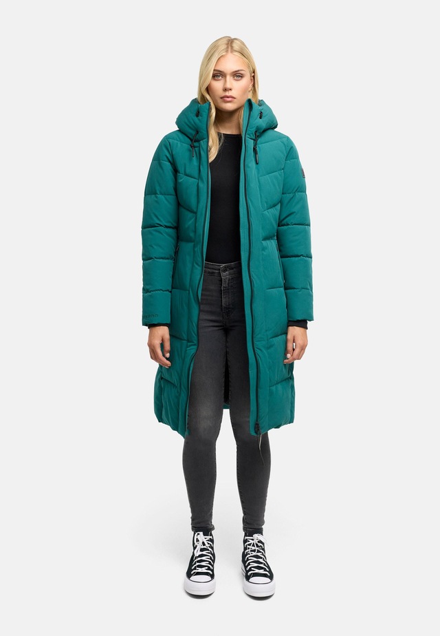 Navahoo Steppmantel »Schokokuss XIV« Warmer Damen gesteppter Wintermantel mit Kapuze