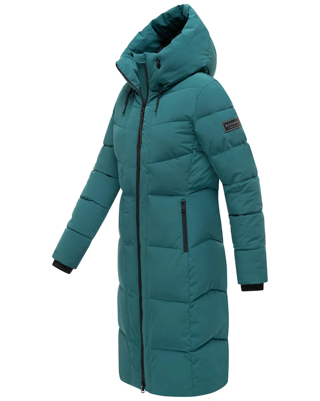 Navahoo Steppmantel »Schokokuss XIV« Warmer Damen gesteppter Wintermantel mit Kapuze