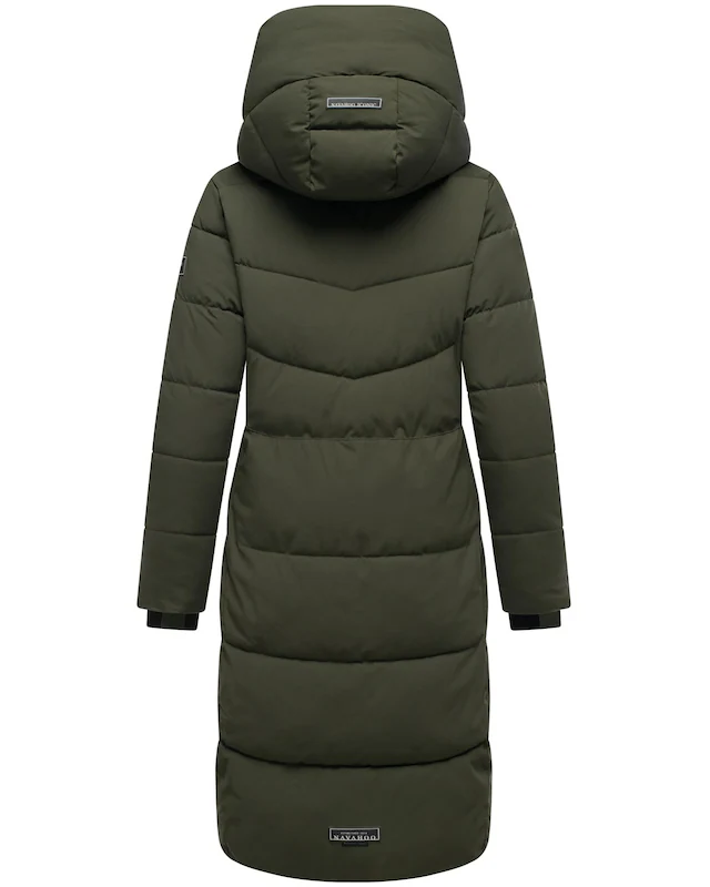 Navahoo Steppmantel »Schokokuss XIV« Warmer Damen gesteppter Wintermantel mit Kapuze