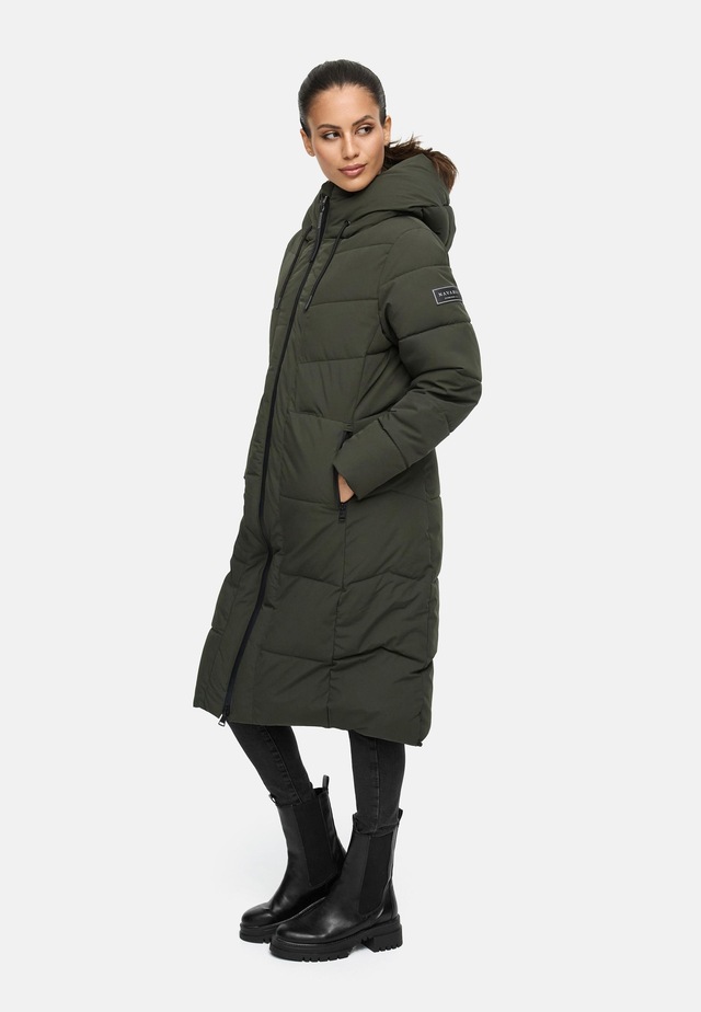 Navahoo Steppmantel »Schokokuss XIV« Warmer Damen gesteppter Wintermantel mit Kapuze