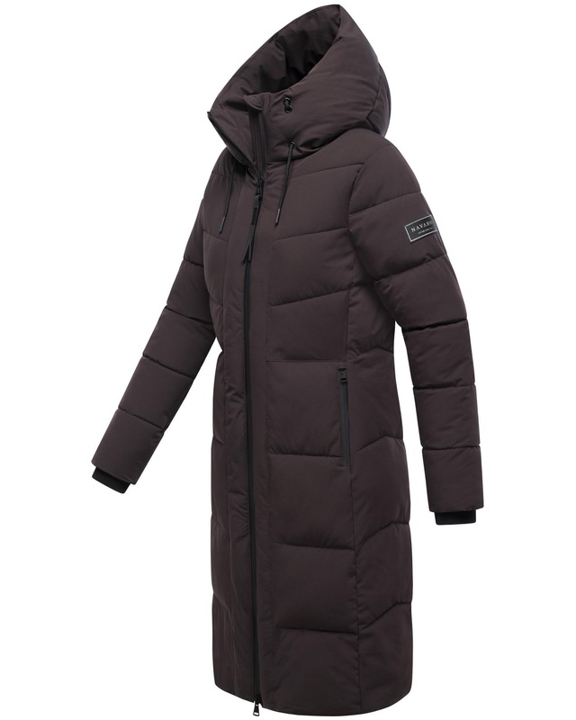 Navahoo Steppmantel »Schokokuss XIV« Warmer Damen gesteppter Wintermantel mit Kapuze