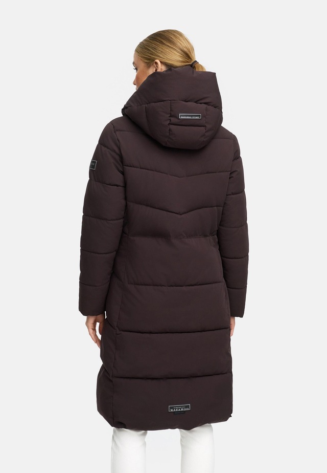 Navahoo Steppmantel »Schokokuss XIV« Warmer Damen gesteppter Wintermantel mit Kapuze