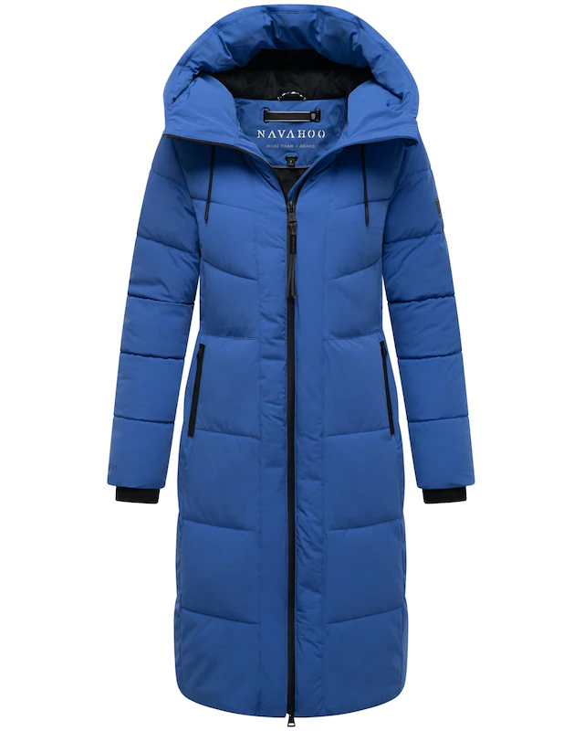 Navahoo Steppmantel »Schokokuss XIV« Warmer Damen gesteppter Wintermantel mit Kapuze
