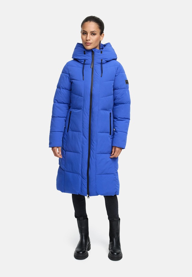 Navahoo Steppmantel »Schokokuss XIV« Warmer Damen gesteppter Wintermantel mit Kapuze
