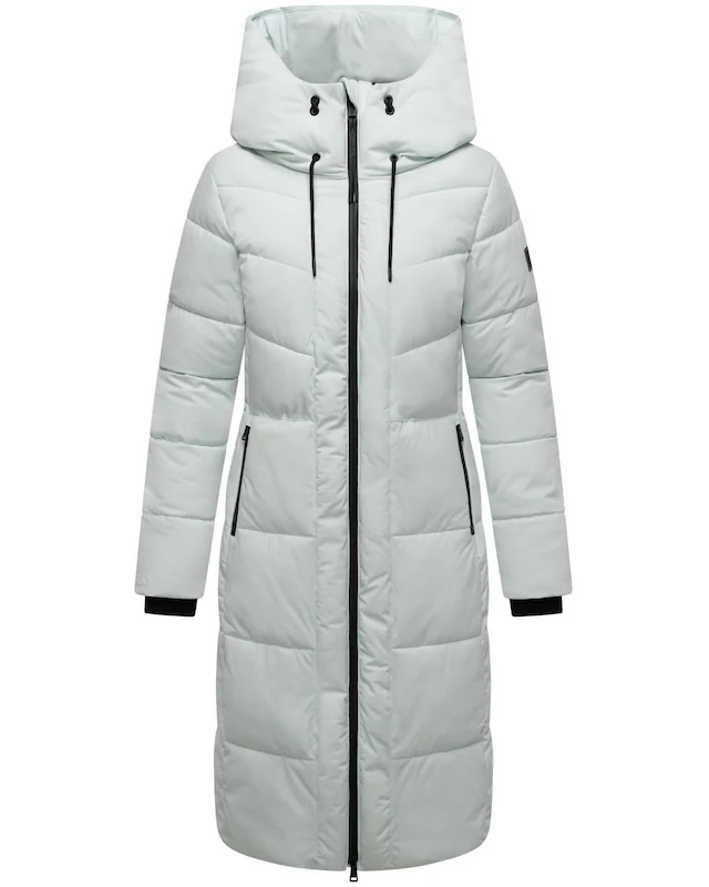 Navahoo Steppmantel »Schokokuss XIV« Warmer Damen gesteppter Wintermantel mit Kapuze