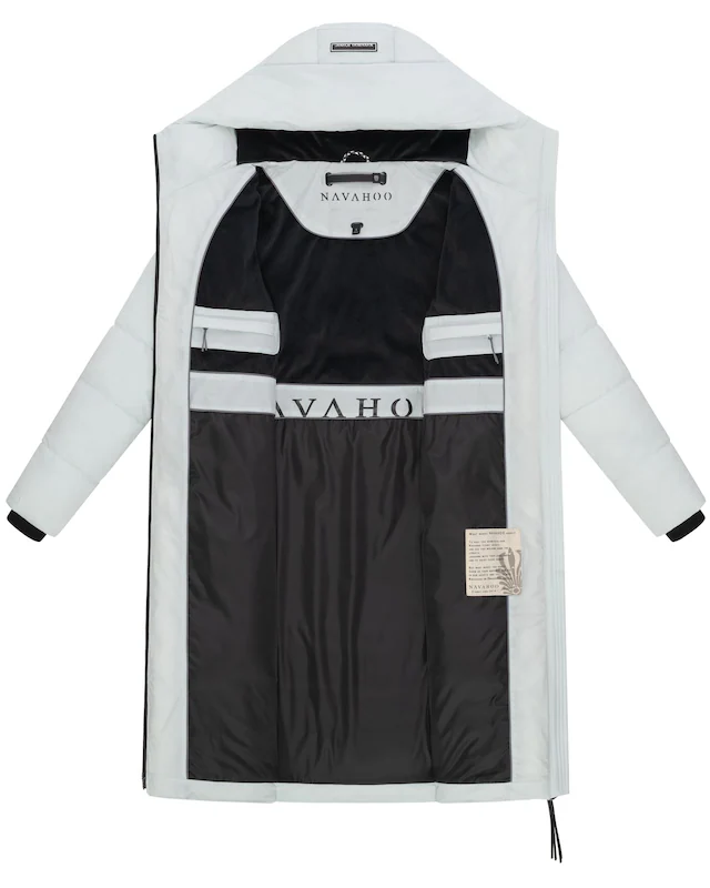 Navahoo Steppmantel »Schokokuss XIV« Warmer Damen gesteppter Wintermantel mit Kapuze