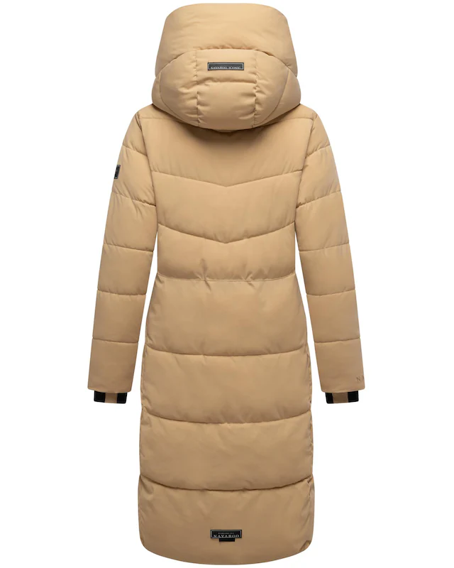 Navahoo Steppmantel »Schokokuss XIV« Warmer Damen gesteppter Wintermantel mit Kapuze