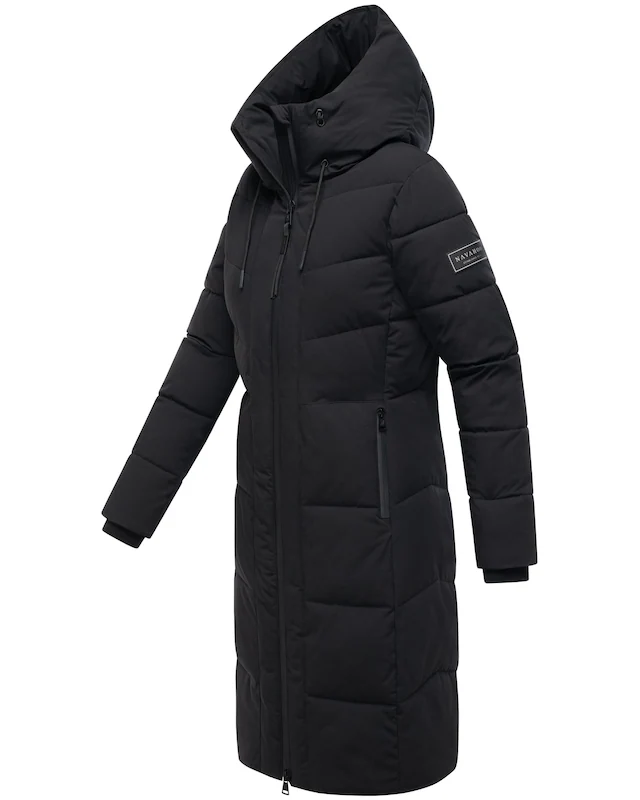 Navahoo Steppmantel »Schokokuss XIV« Warmer Damen gesteppter Wintermantel mit Kapuze