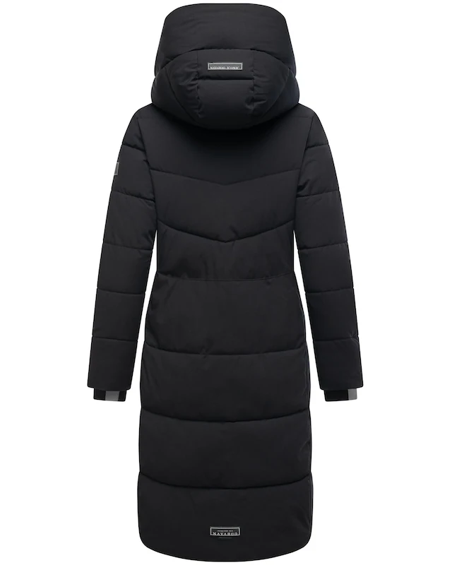 Navahoo Steppmantel »Schokokuss XIV« Warmer Damen gesteppter Wintermantel mit Kapuze