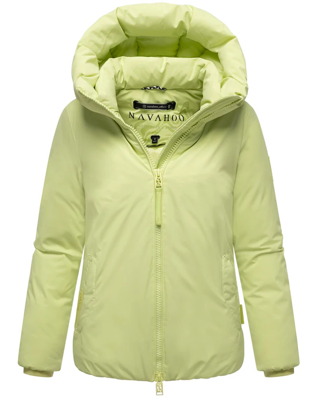 Navahoo Winterjacke »Blütenlicht 14« mit Kapuze Warme Damenjacke mit hohem Kragen