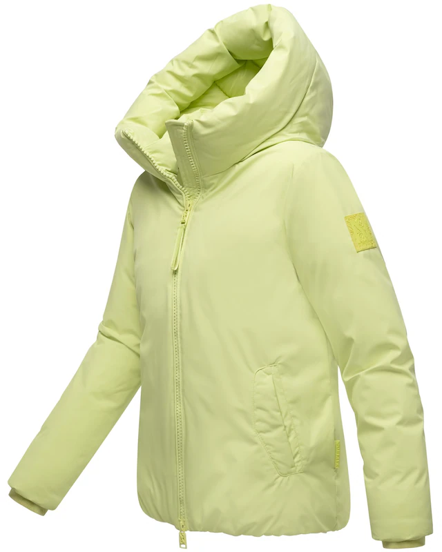 Navahoo Winterjacke »Blütenlicht 14« mit Kapuze Warme Damenjacke mit hohem Kragen