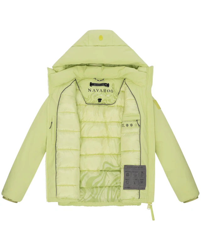 Navahoo Winterjacke »Blütenlicht 14« mit Kapuze Warme Damenjacke mit hohem Kragen