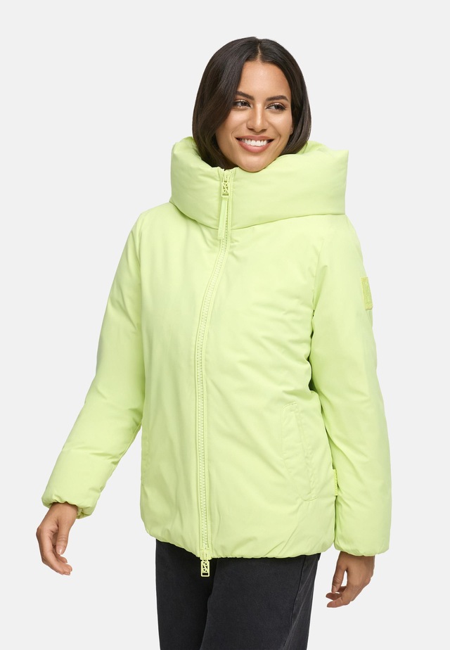 Navahoo Winterjacke »Blütenlicht 14« mit Kapuze Warme Damenjacke mit hohem Kragen