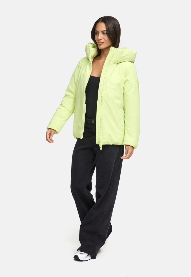 Navahoo Winterjacke »Blütenlicht 14« mit Kapuze Warme Damenjacke mit hohem Kragen