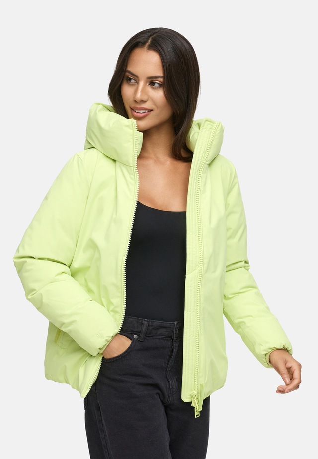 Navahoo Winterjacke »Blütenlicht 14« mit Kapuze Warme Damenjacke mit hohem Kragen