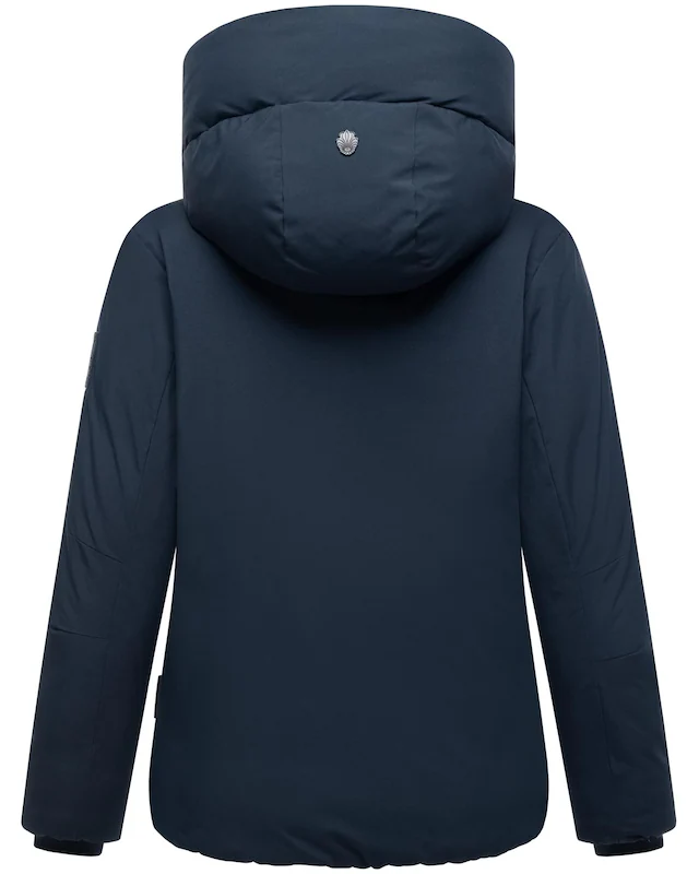 Navahoo Winterjacke »Blütenlicht 14« mit Kapuze Warme Damenjacke mit hohem Kragen