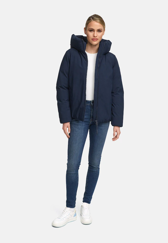 Navahoo Winterjacke »Blütenlicht 14« mit Kapuze Warme Damenjacke mit hohem Kragen
