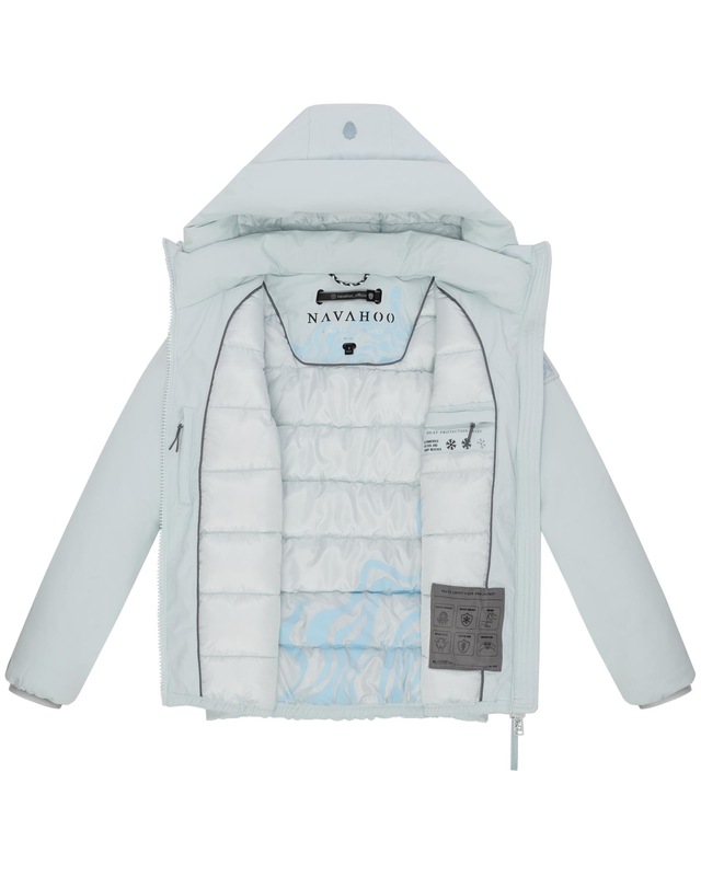 Navahoo Winterjacke »Blütenlicht 14« mit Kapuze Warme Damenjacke mit hohem Kragen
