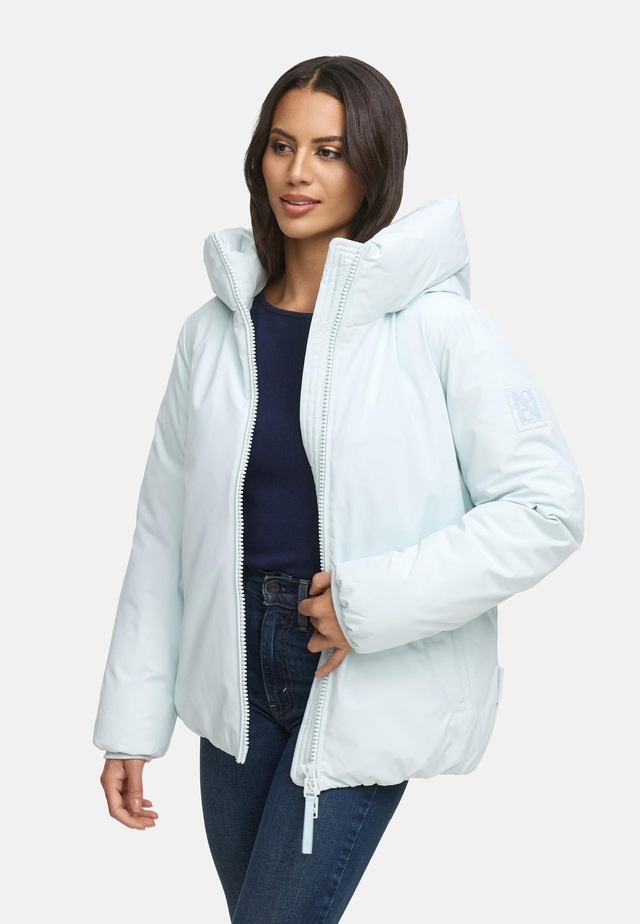 Navahoo Winterjacke »Blütenlicht 14« mit Kapuze Warme Damenjacke mit hohem Kragen