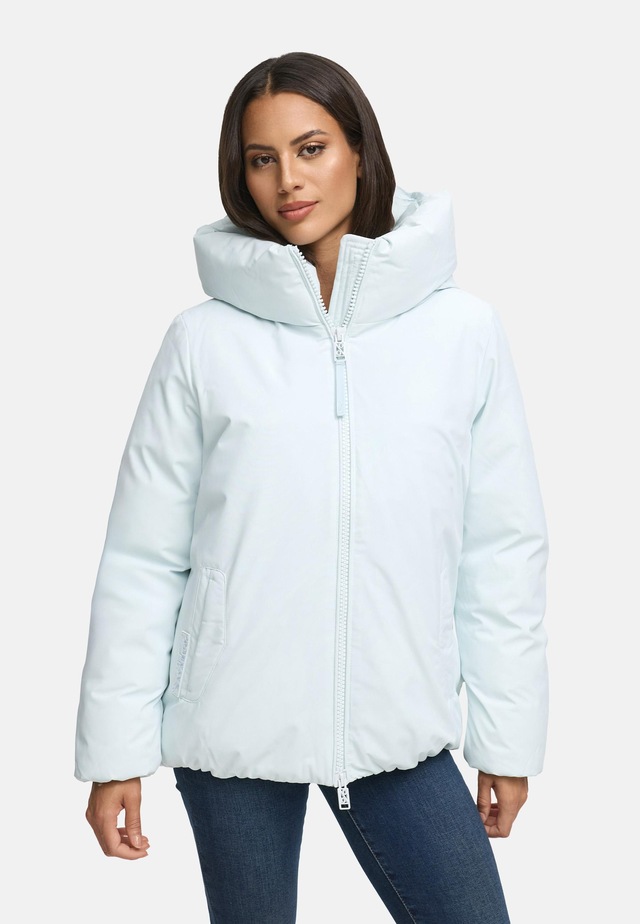 Navahoo Winterjacke »Blütenlicht 14« mit Kapuze Warme Damenjacke mit hohem Kragen
