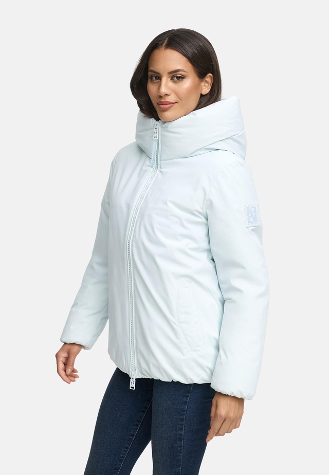 Navahoo Winterjacke »Blütenlicht 14« mit Kapuze Warme Damenjacke mit hohem Kragen
