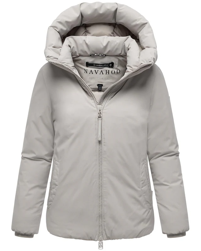 Navahoo Winterjacke »Blütenlicht 14« mit Kapuze Warme Damenjacke mit hohem Kragen