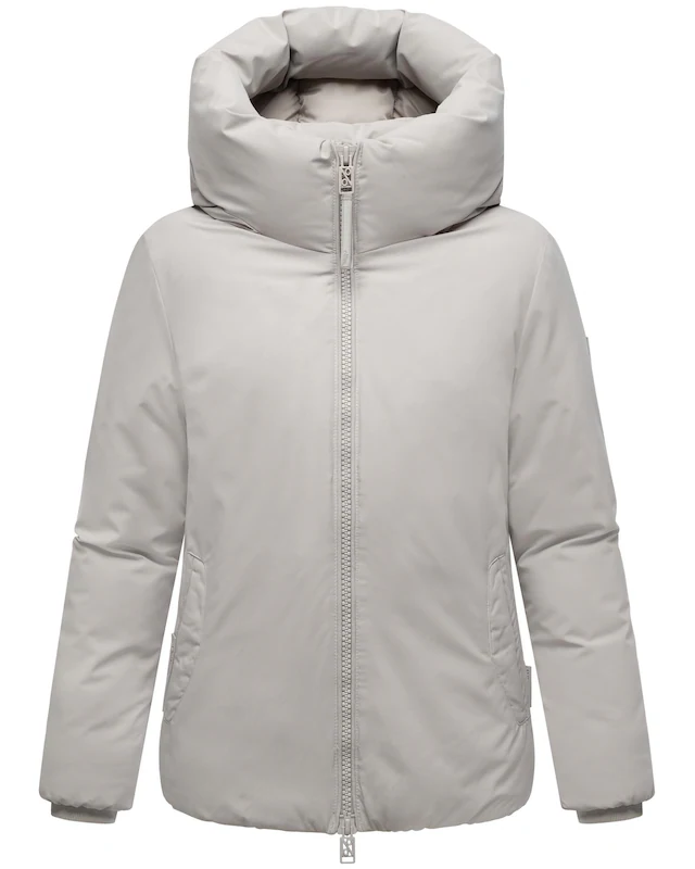 Navahoo Winterjacke »Blütenlicht 14« mit Kapuze Warme Damenjacke mit hohem Kragen