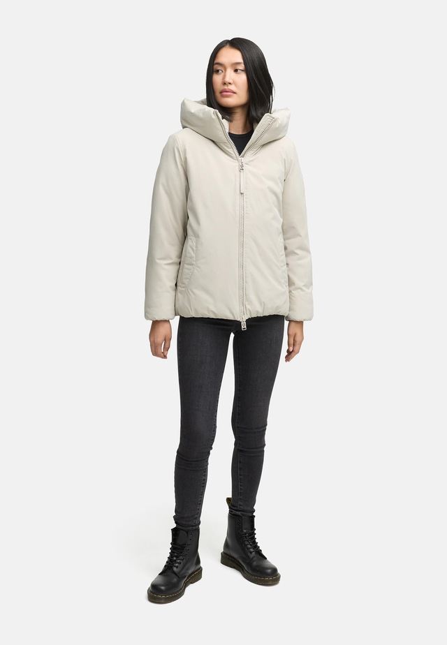 Navahoo Winterjacke »Blütenlicht 14« mit Kapuze Warme Damenjacke mit hohem Kragen