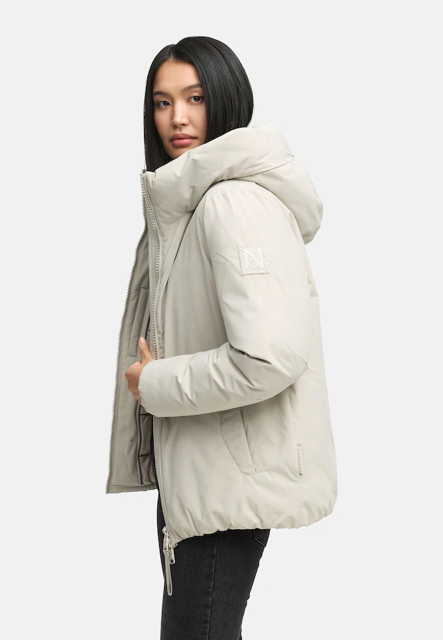Navahoo Winterjacke »Blütenlicht 14« mit Kapuze Warme Damenjacke mit hohem Kragen