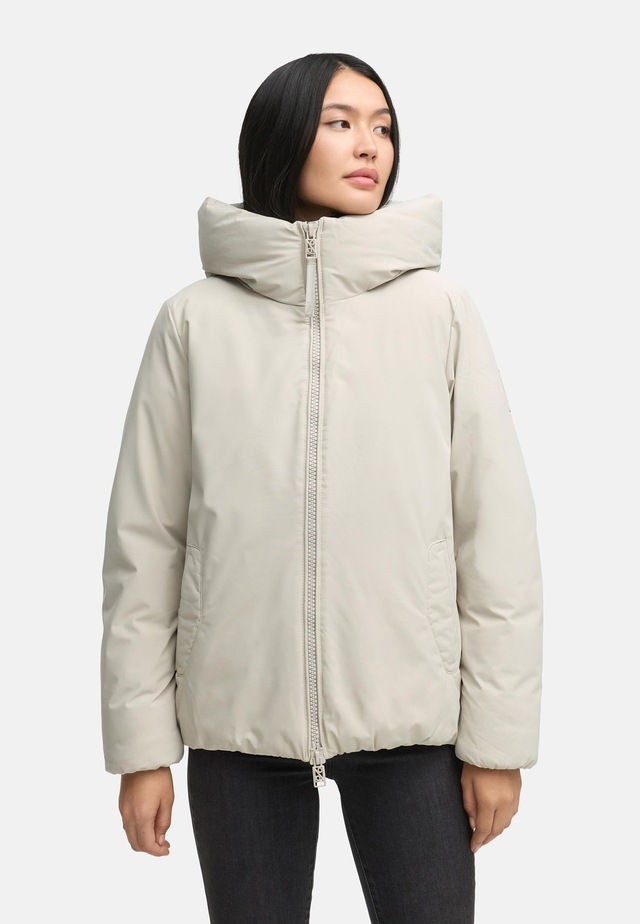 Navahoo Winterjacke »Blütenlicht 14« mit Kapuze Warme Damenjacke mit hohem Kragen