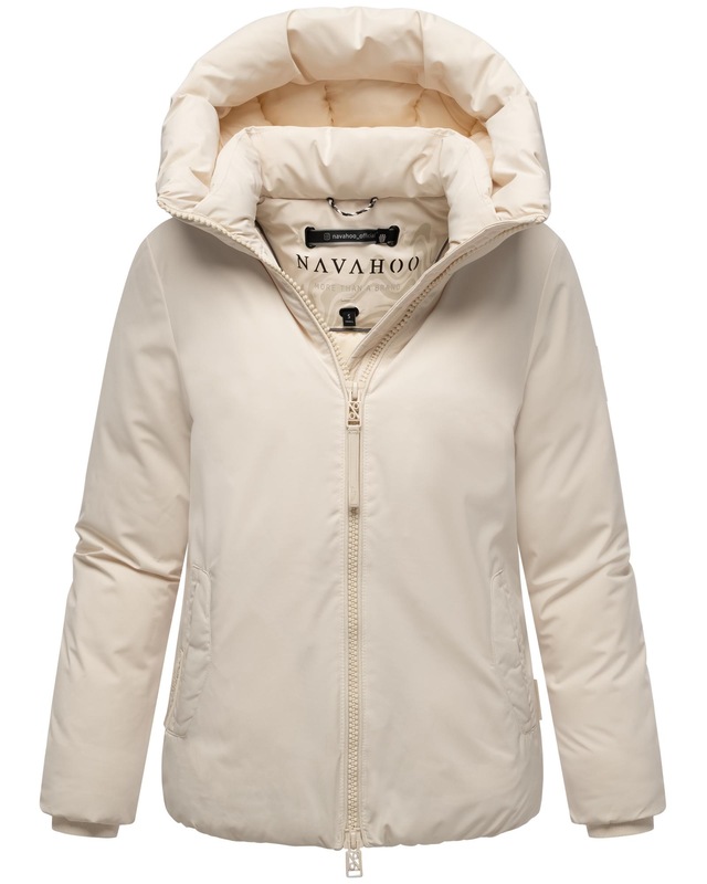 Navahoo Winterjacke »Blütenlicht 14« mit Kapuze Warme Damenjacke mit hohem Kragen
