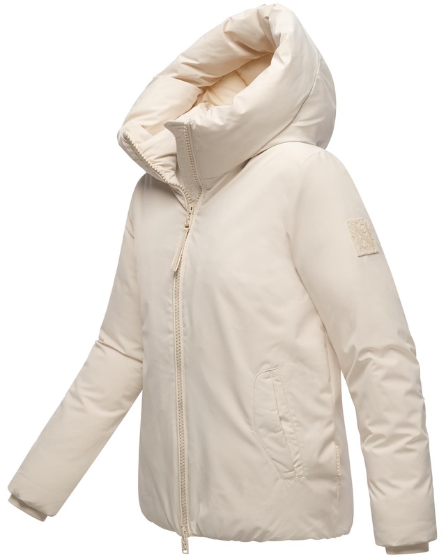 Navahoo Winterjacke »Blütenlicht 14« mit Kapuze Warme Damenjacke mit hohem Kragen