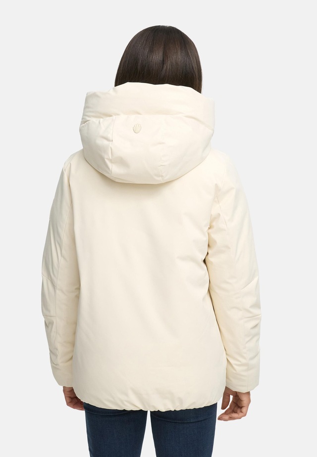 Navahoo Winterjacke »Blütenlicht 14« mit Kapuze Warme Damenjacke mit hohem Kragen