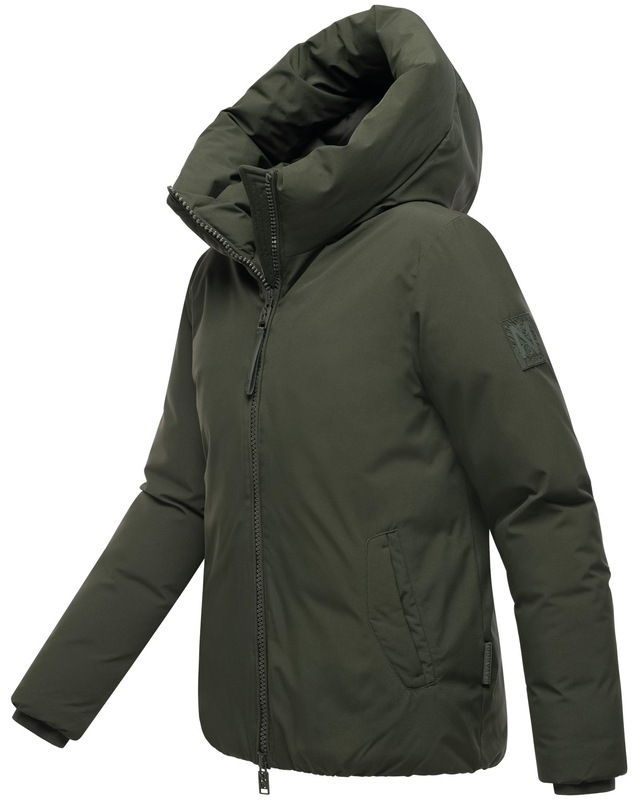 Navahoo Winterjacke »Blütenlicht 14« mit Kapuze Warme Damenjacke mit hohem Kragen