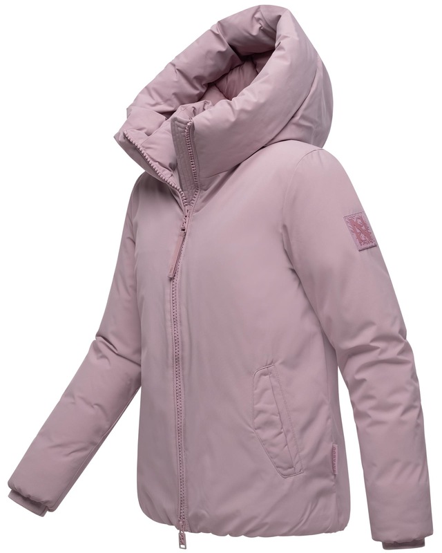 Navahoo Winterjacke »Blütenlicht 14« mit Kapuze Warme Damenjacke mit hohem Kragen