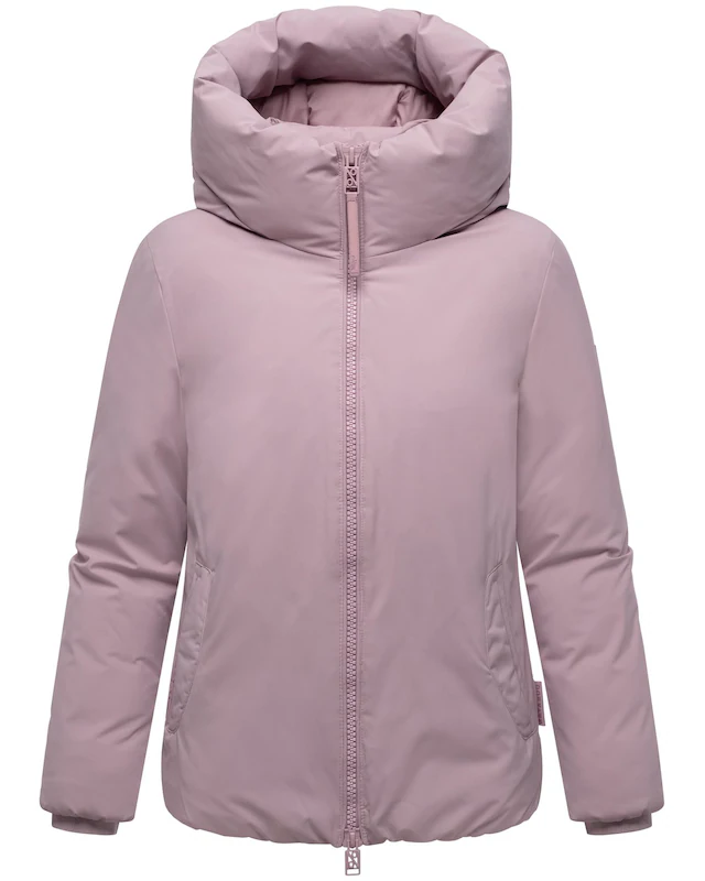 Navahoo Winterjacke »Blütenlicht 14« mit Kapuze Warme Damenjacke mit hohem Kragen