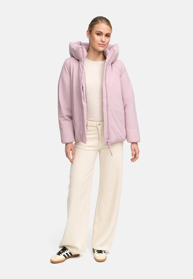 Navahoo Winterjacke »Blütenlicht 14« mit Kapuze Warme Damenjacke mit hohem Kragen